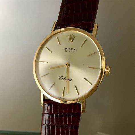 vintage rolex cellini watch value